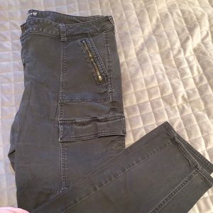 Gap Gray Utility Jeans